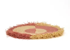 KAZI Large Blossom Fringed Wall Disc II 6 KAZI Large Blossom Fringed Wall Disc II