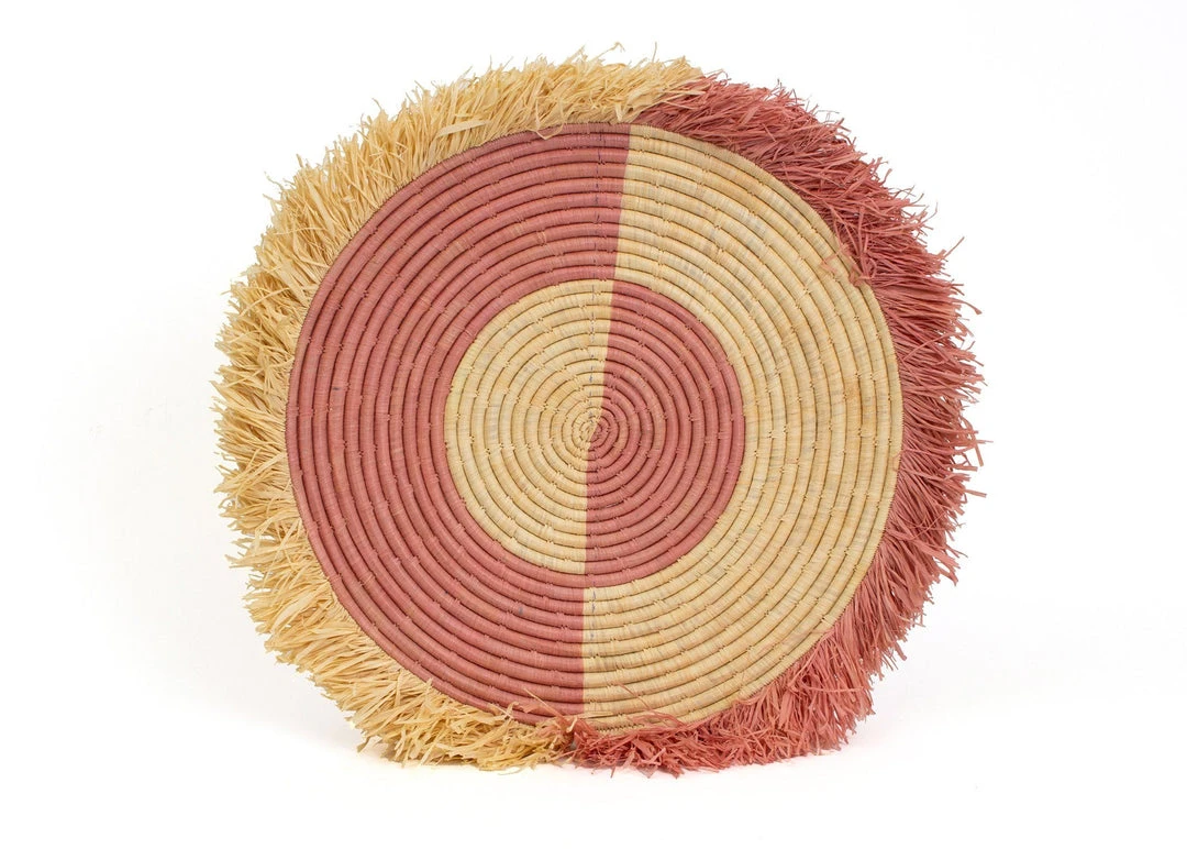 KAZI Large Blossom Fringed Wall Disc II 3 KAZI Large Blossom Fringed Wall Disc II