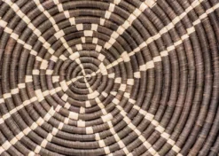 KAZI Home Goods Large Cocoa Sanaa Woven Wall Plate 11 KAZI Home Goods Large Cocoa Sanaa Woven Wall Plate