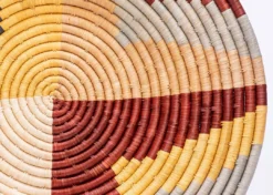 KAZI Home Goods Large Mod Annette Woven Wall Plate