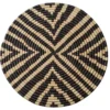 KAZI Black + Natural Geo Wall Basket