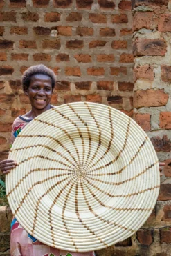 KAZI Banana Leaf Shujaa Extra Large Wall Plate Staff Favorites 11 KAZI Banana Leaf Shujaa Extra Large Wall Plate Staff Favorites