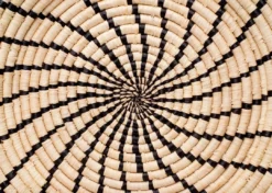 KAZI Jumbo Black Shujaa Woven Wall Plate Home Goods 11 KAZI Jumbo Black Shujaa Woven Wall Plate Home Goods