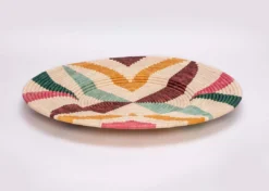 KAZI Home Goods Jumbo Vivid Margot Woven Wall Plate