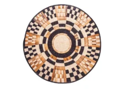 KAZI Oversized Midnight Woven Wall Plate