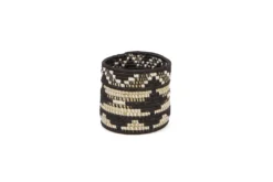 KAZI Small Black Patterned Planter Home Goods
