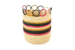 KAZI Medium Mod Rainbow Hooped Planter