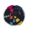KAZI Small Black + Neon Mtoto Round Basket 2 KAZI Small Black + Neon Mtoto Round Basket