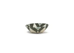 KAZI Small Gray Green Hope Round Basket Home Goods