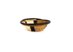 KAZI Home Goods Small Repulika Brown Round Basket
