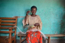 KAZI Small Repulika Peach Round Basket Home Goods