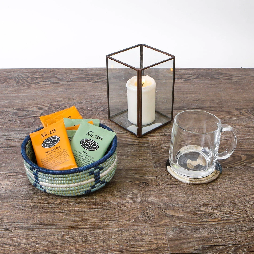 KAZI Small Soft Blue Short Bowl 5 KAZI Small Soft Blue Short Bowl