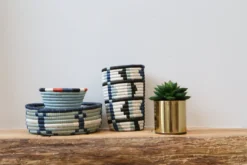 KAZI Small Soft Blue Short Bowl