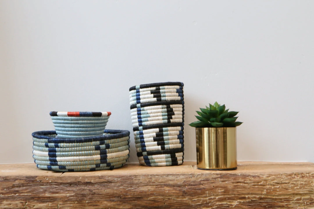 KAZI Small Soft Blue Short Bowl 4 KAZI Small Soft Blue Short Bowl