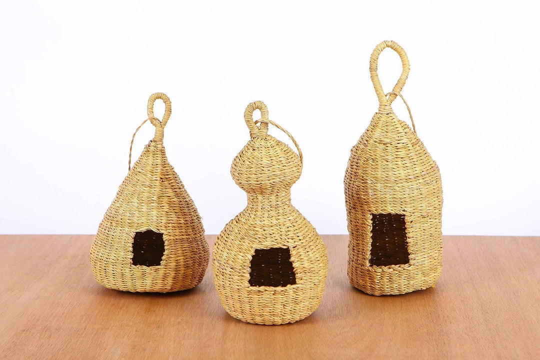 KAZI All Natural Cylinder Birdhouse Home Goods 4 KAZI All Natural Cylinder Birdhouse Home Goods