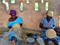 KAZI Home Goods All Natural Lace Hanging Basket