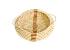 KAZI Home Goods Banana Striped Storage Basket 9 KAZI Home Goods Banana Striped Storage Basket