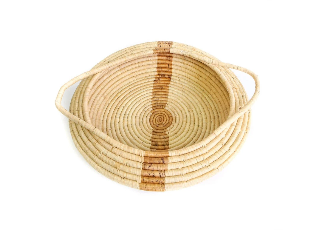 KAZI Home Goods Banana Striped Storage Basket 5 KAZI Home Goods Banana Striped Storage Basket