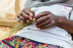 KAZI Fair Trade Berry Pom Pom + Tassel Ornament