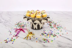 KAZI Black + White Cake Stand