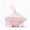 KAZI Blush Tasseled Box Ornament Fair Trade 2 KAZI Blush Tasseled Box Ornament Fair Trade
