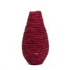 KAZI Home Goods Burgundy Nya Vase