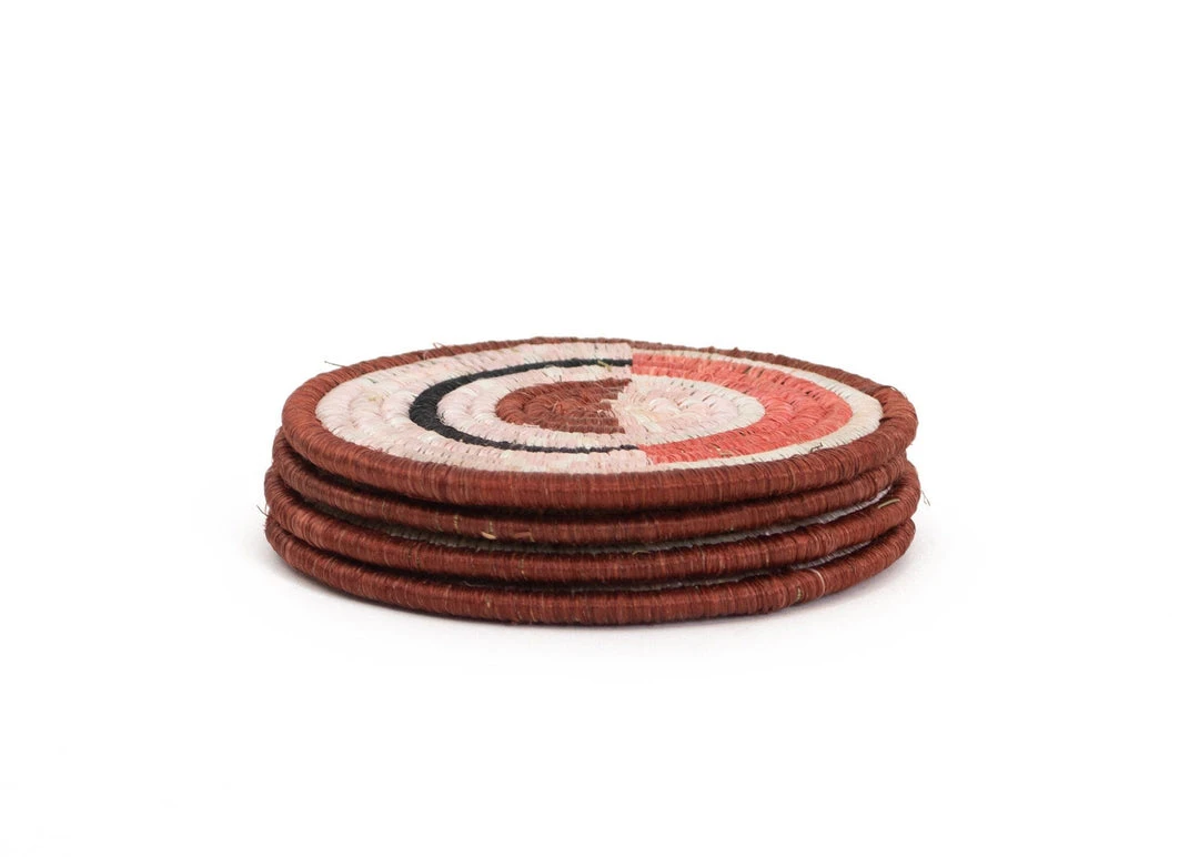 KAZI Coral Mara Oversized Coaster Set 4 KAZI Coral Mara Oversized Coaster Set