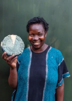 KAZI Home Goods Dash Of Blues Fringed Coasters 9 KAZI Home Goods Dash Of Blues Fringed Coasters