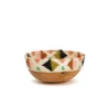 KAZI Home Goods Desert Flower Wooden Bowl