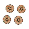 KAZI Dusty Peach Nyota Coasters Home Goods 1 KAZI Dusty Peach Nyota Coasters Home Goods