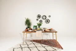 KAZI Extra Large Black + White Ikaze Basket Home Goods