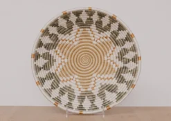 KAZI Extra Large Soft Gold Intore Wall Basket