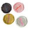 KAZI Fringed Multicolor Neon Coaster Set 2 KAZI Fringed Multicolor Neon Coaster Set