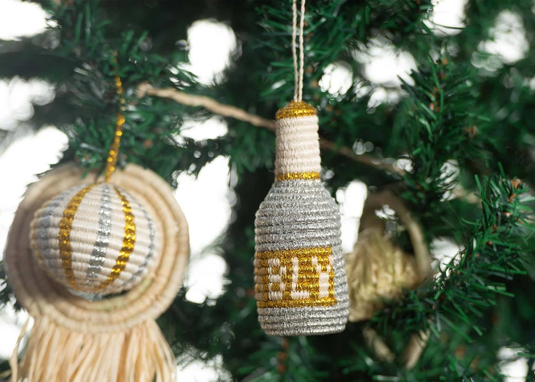 KAZI Fair Trade Globe Ornament - Multi Metallic 4 KAZI Fair Trade Globe Ornament - Multi Metallic