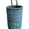 KAZI Gray Blue Hanging Basket Home Goods 1 KAZI Gray Blue Hanging Basket Home Goods