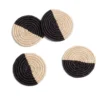 KAZI Half Moon Raffia Coasters Best Sellers