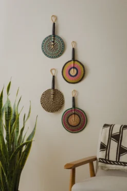 KAZI Indie Round Hand Fan Home Goods