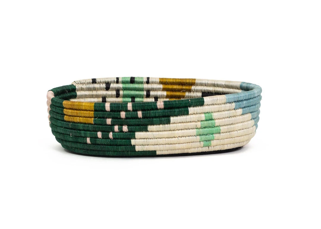 KAZI Ivy + Blush Biko Oval Basket 3 KAZI Ivy + Blush Biko Oval Basket