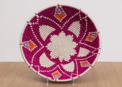 KAZI Jumbo Vivid Viola Wall Bowl