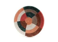 KAZI Large Coral + Clay Umuseke Wall Bowl Home Goods