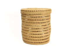KAZI Home Goods Lidded Lace Extra Large Grass Box
