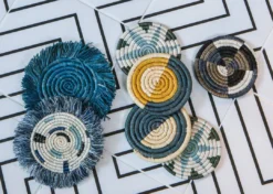 KAZI Light Taupe Jua Coasters