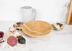 KAZI Home Goods Lilac + Neutrals Catch All Basket