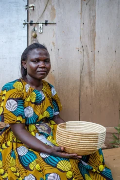 KAZI Medium Half Moon Deep Round Bowl Home Goods