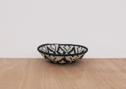 KAZI Home Goods Medium Black Maua Basket