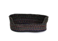 KAZI Medium Multicolor Dashed Pet Bed Pet Accessories