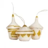 KAZI Metallic Gold Fete Ornament Set 1 KAZI Metallic Gold Fete Ornament Set
