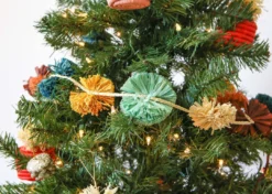 KAZI Home Goods Multicolor Pom Pom Garland