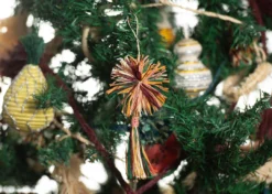 KAZI Multicolor Pom Pom + Tassel Ornament Best Sellers