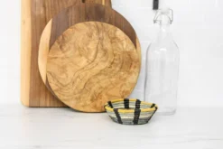KAZI Mustard + Gray Catch All Basket Home Goods